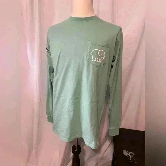 Ivory Ella Women’s Long Sleeve T-shirt. Size M. Mint Green - Picture 2 of 5